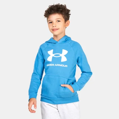 UNDER ARMOUR Kids' UA Rival Fleece Big Logo Hoodie